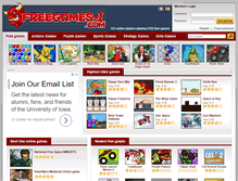 Tablet Screenshot of freegames-1.com